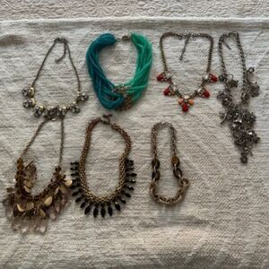 Bundle of 7 necklaces- J. Crew and others